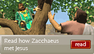 Jesus and Zacchaeus the tax collector