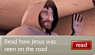 Jesus seen on the road
